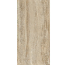 Travertínová dlaždica s kresbou