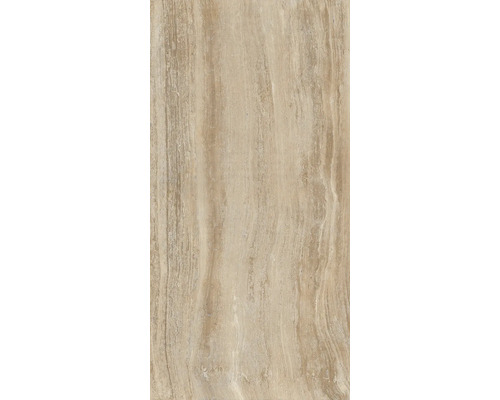 Travertínová dlaždica s kresbou