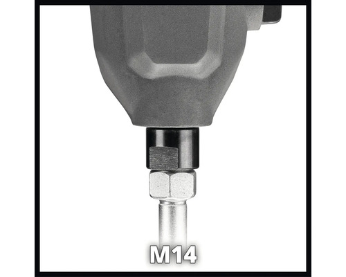 Detailný záber závitu M14 na nástroji