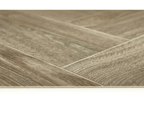 Detail vinylovej podlahy so vzorom rybej kosti