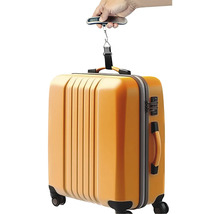 Ručná váha meria hmotnosť kufra