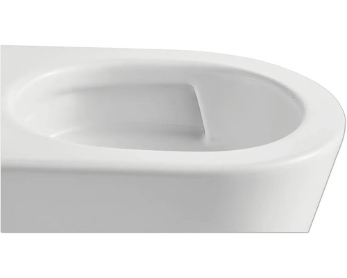 Detail bezokrajovej toalety.