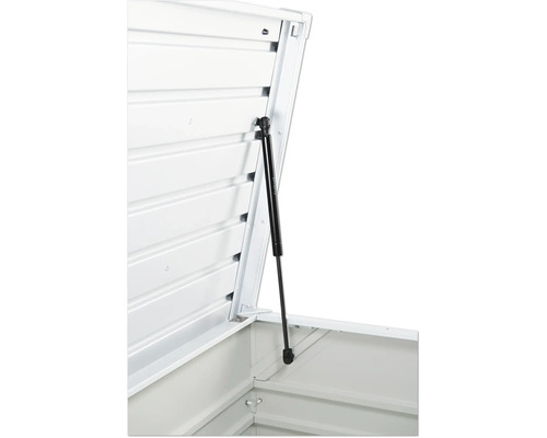 Otvorený záhradný box s plynovou pružinou