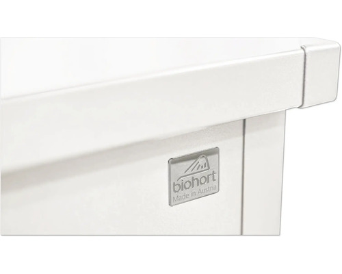 Logo Biohort na záhradnom produkte