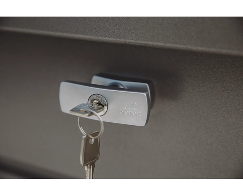 Kovový zámok dverí skrine s kľúčom