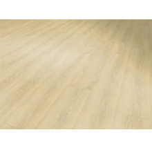 Svetlá laminátová podlaha s dreveným vzhľadom.