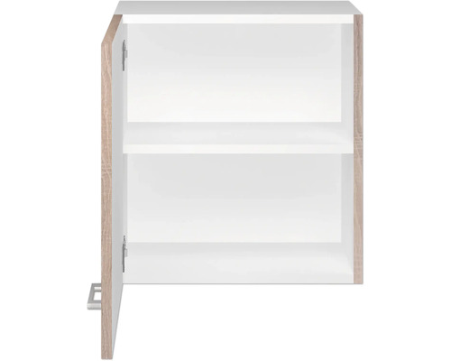 Otvorená závesná skrinka s dvoma policami