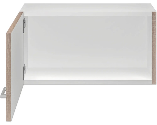 Otvorená závesná skrinka s dvierkami