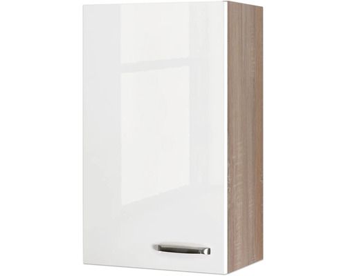 Závesná skrinka s dvierkami a úchytkou