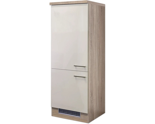Vysoká skriňa s dvomi dvierkami a držadlami