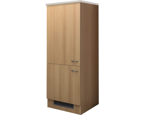 Vysoká skriňa s dvomi dvierkami a úchytmi