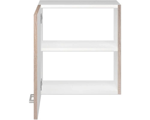 Otvorená závesná skrinka s dvoma policami