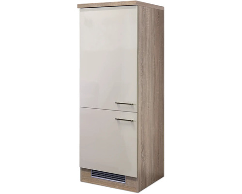 Vysoká skriňa s dvomi dvierkami a madlami