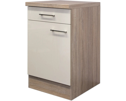 Spodná skrinka so zásuvkou a dvierkami v kuchynskom štýle