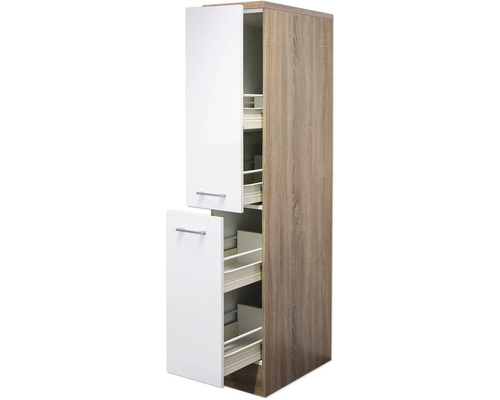 Vysoká skrinka s výsuvmi do kuchyne