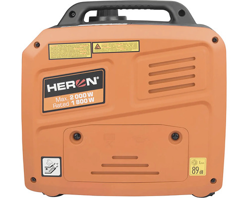 Elektrocentrála Heron s maximálnym výkonom 2000 W a menovitým výkonom 1800 W.