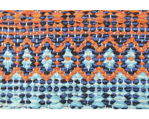 Detailný záber textílie s cikcakovým vzorom