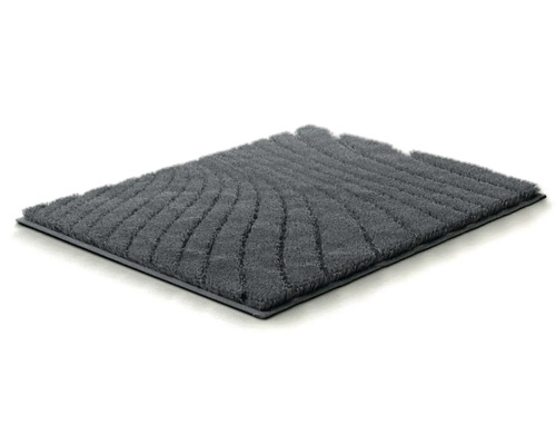 Sivá rohožka s ryhovaným vzorom