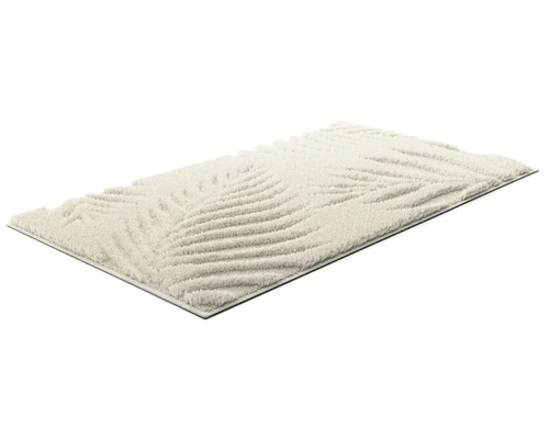 Obdĺžniková kúpeľňová predložka s listovým vzorom