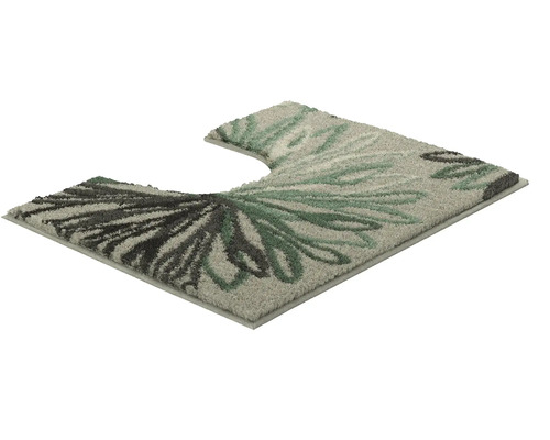 Kúpeľňový koberec v tvare U so vzorom