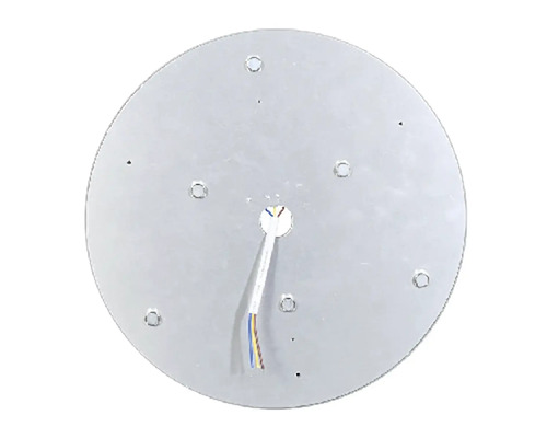 Kruhová stropná konzola s káblom a montážnymi otvormi