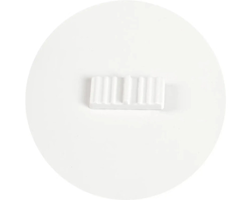 Keramická miska na mydlo na okrúhlom povrchu