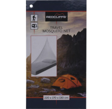 Logo RedCliffs. Cestovná moskytiéra s rozmermi 220 x 170 x 130 cm.