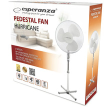 Stojanový ventilátor Esperanza Hurricane v obale produktu