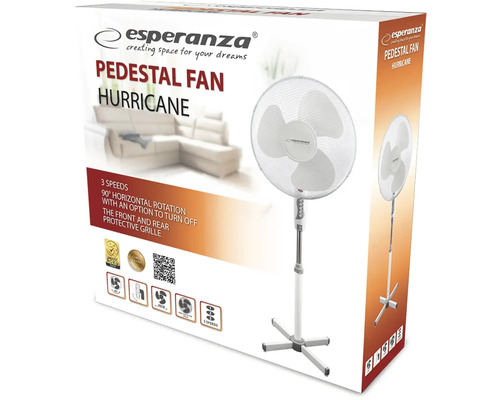 Stojanový ventilátor Esperanza Hurricane v obale produktu