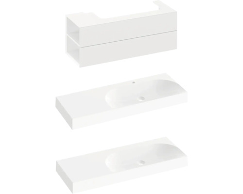 Umývadlo so skrinkou pre kúpeľňu