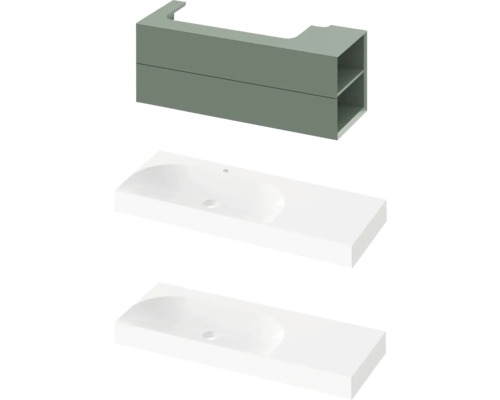 Skrinka pod umývadlo a umývadlo na dizajn kúpeľne