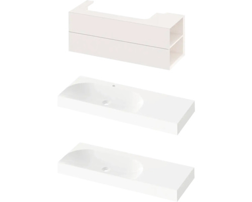 Skrinka pod umývadlo s umývadlom do kúpeľne