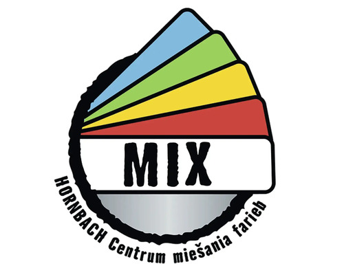 Logo centra miešania farieb Hornbach