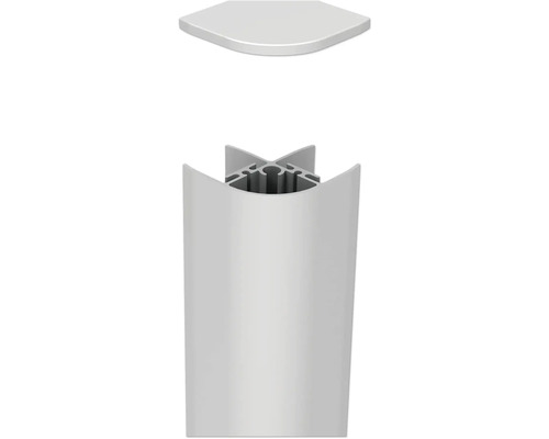 Hliníkový rohový profil s rohovou krytkou