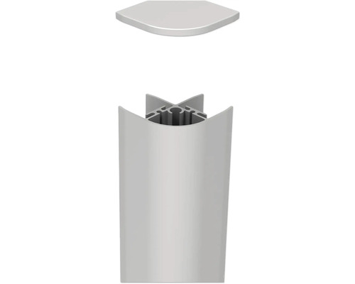 Hliníkový profil s koncovkou