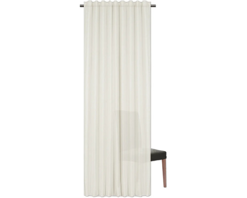 Záclona z látky so závesom na riasiacu stuhu