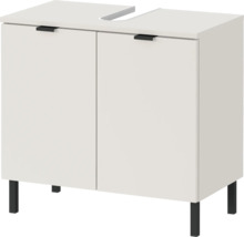 Skrinka pod umývadlo s dvomi dvierkami a nožičkami