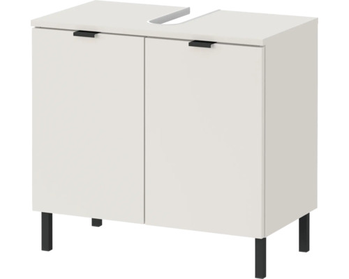 Skrinka pod umývadlo s dvomi dvierkami a nožičkami