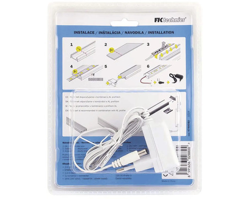 Sada LED pásikov s montážnym návodom v obale