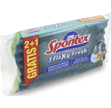 Spontex 3 Flexy Fresh umývacie hubky, balenie 3 kusov