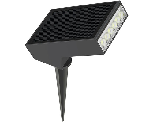 Solárna lampa so zemným hrotom