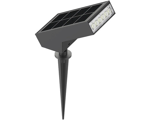 Solárna lampa so zemným hrotom