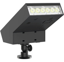 Čierny LED reflektor na stojane