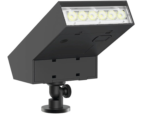 Čierny LED reflektor na stojane