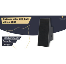 Viking SR83 Solárne LED vonkajšie svetlo