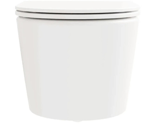 Závesné WC s hlbokým splachovaním zo sanitárnej keramiky