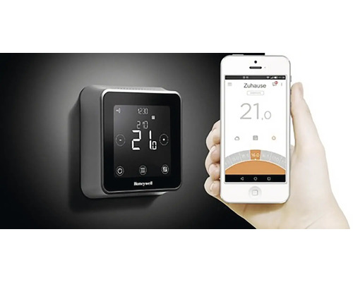 Digitálny izbový termostat s ovládaním cez smartfón a logom Honeywell