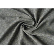 Detailný záber na skrútenú sivú poťahovú látku