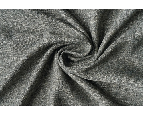 Detailný záber na skrútenú sivú poťahovú látku