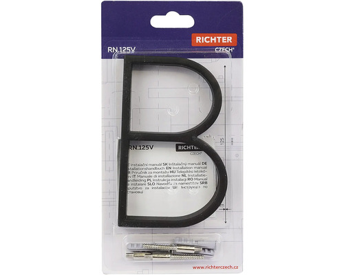 Číslo domu písmeno B vrátane upevňovacieho materiálu